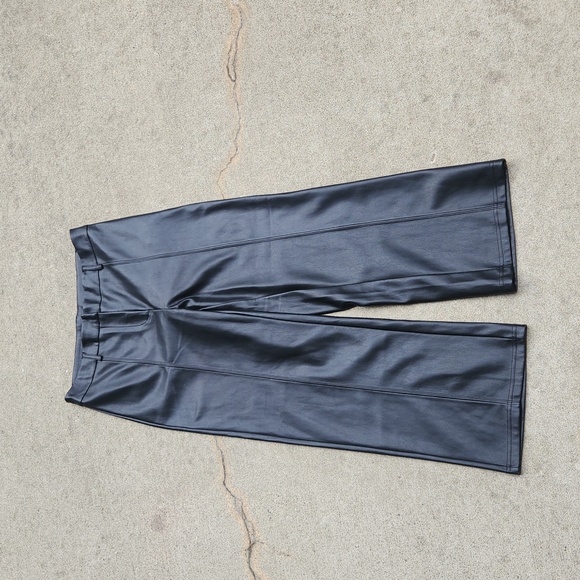 7 for all mankind pleather pants - Picture 4 of 11